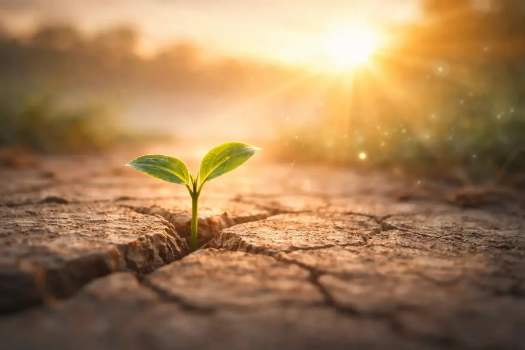 Hope and healing from chronic burnout showing transformation and recovery through trauma-informed therapy and professional counseling support